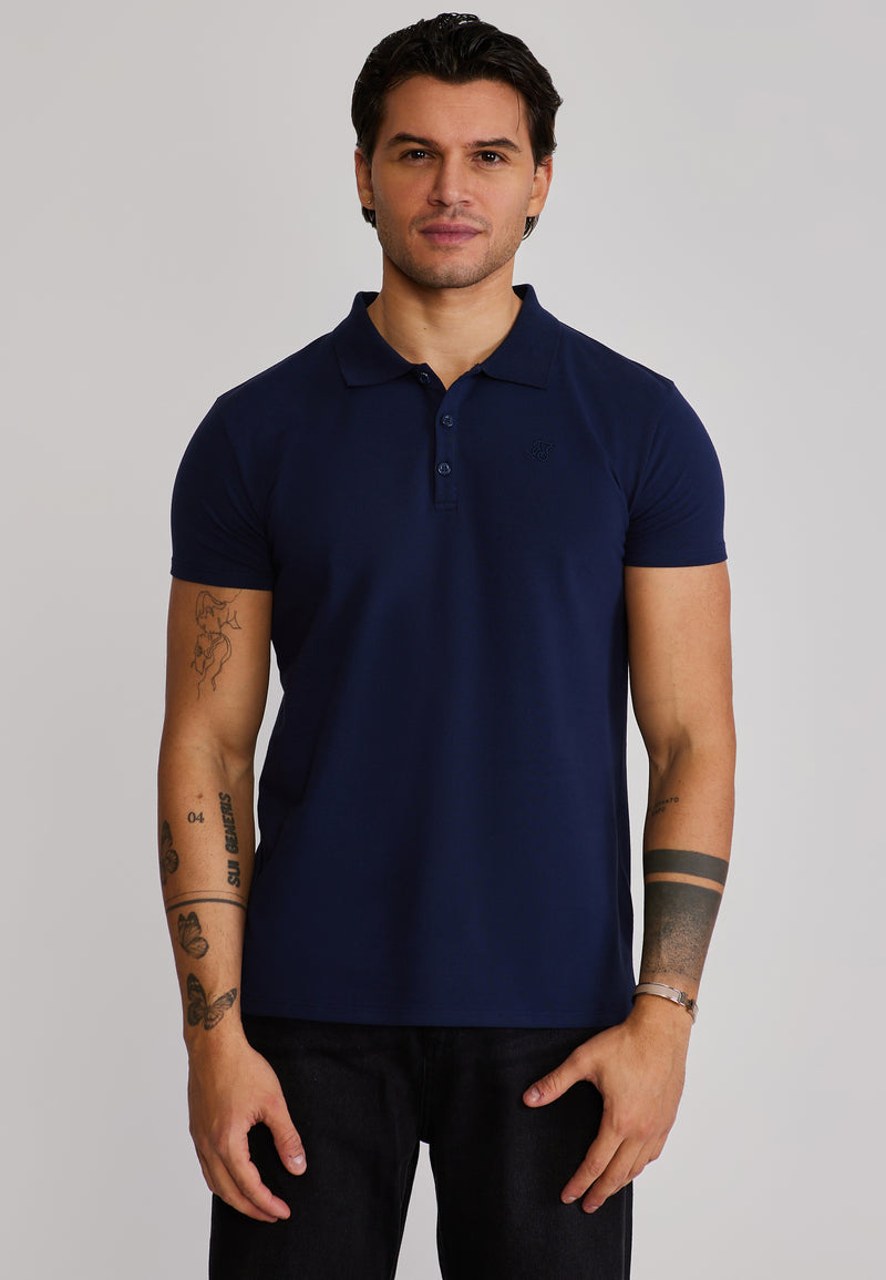 Navy Polo T-Shirt