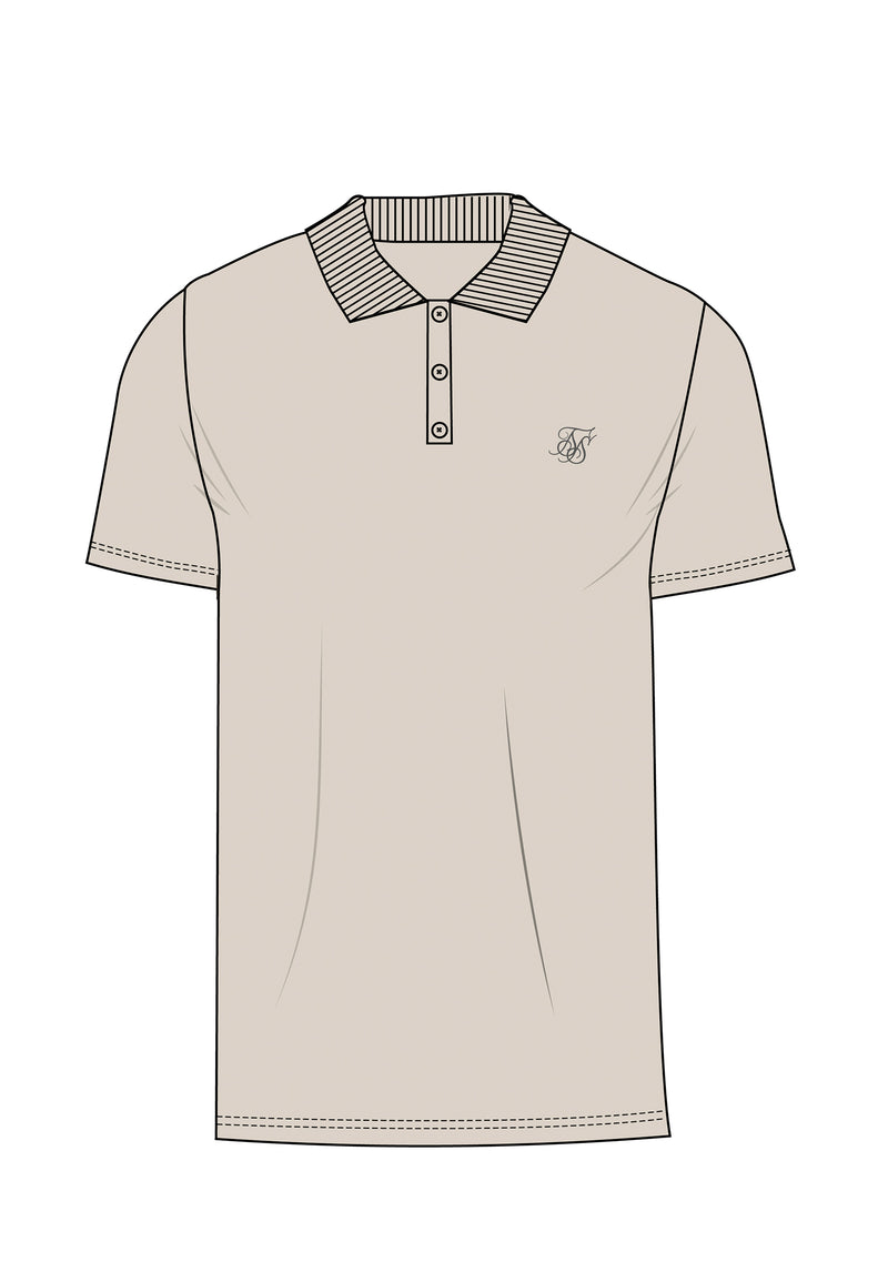 Ecru Polo T-Shirt