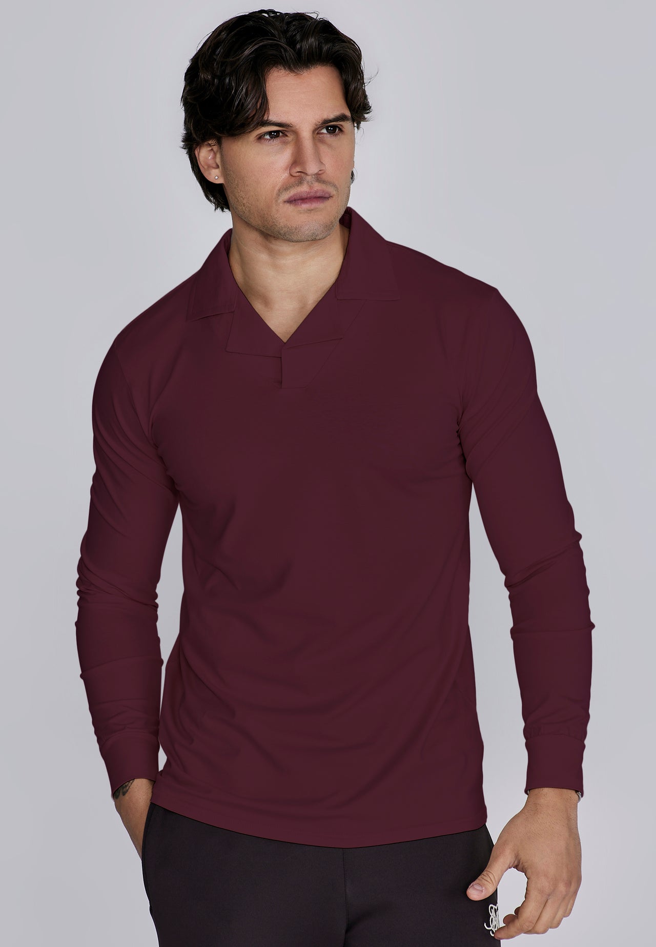 Burgundy Polo T-Shirt