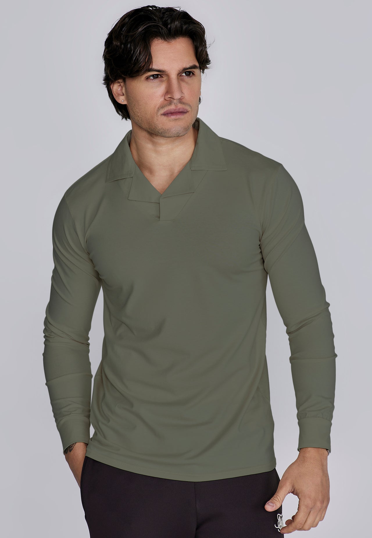 Khaki Green Polo T-Shirt