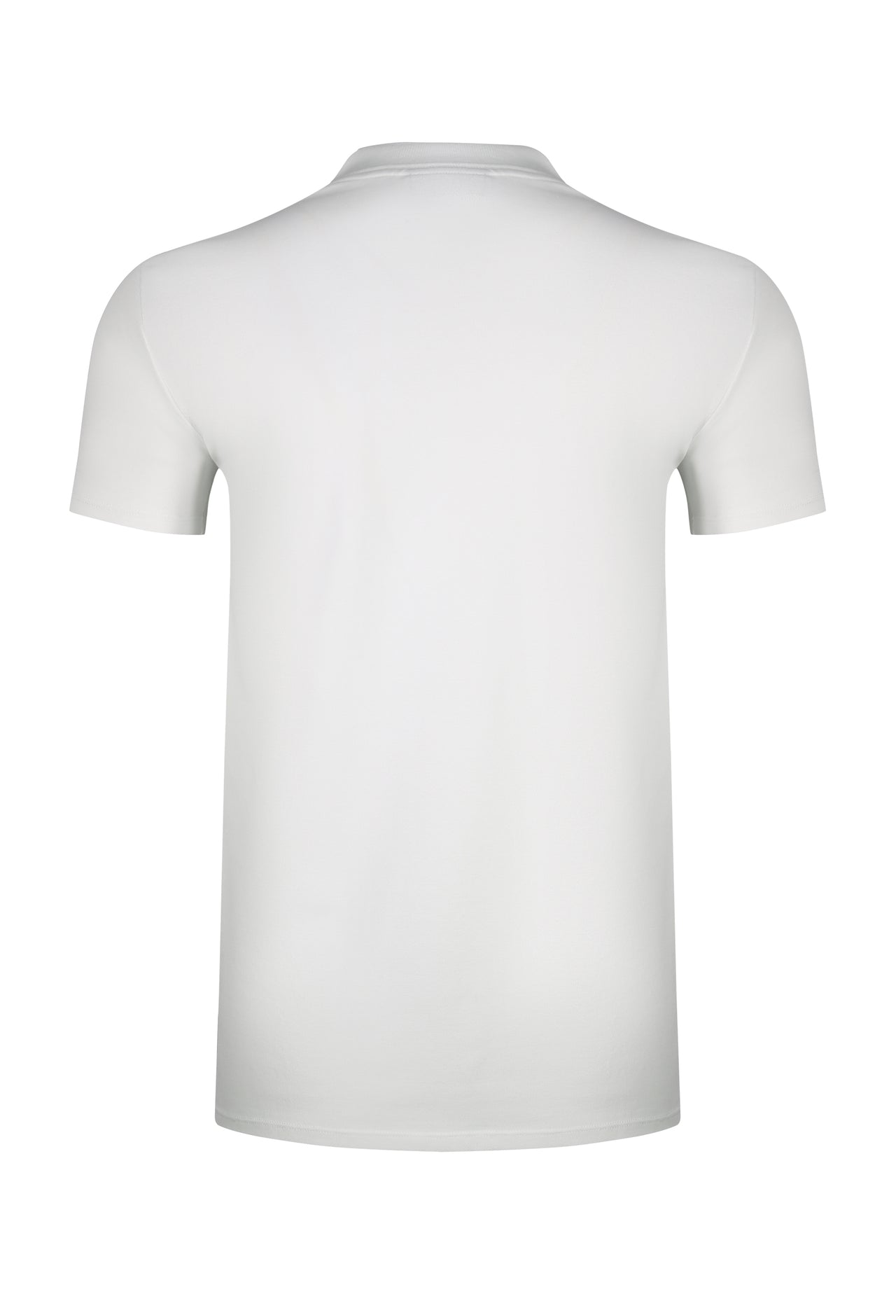 White Zip Polo T-Shirt (6)