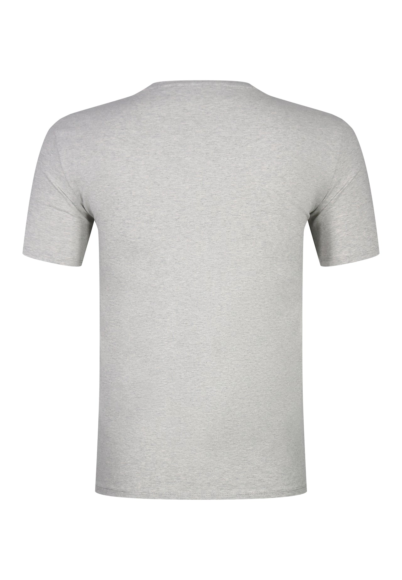 Grey Marl V-Neck T-Shirt (6)