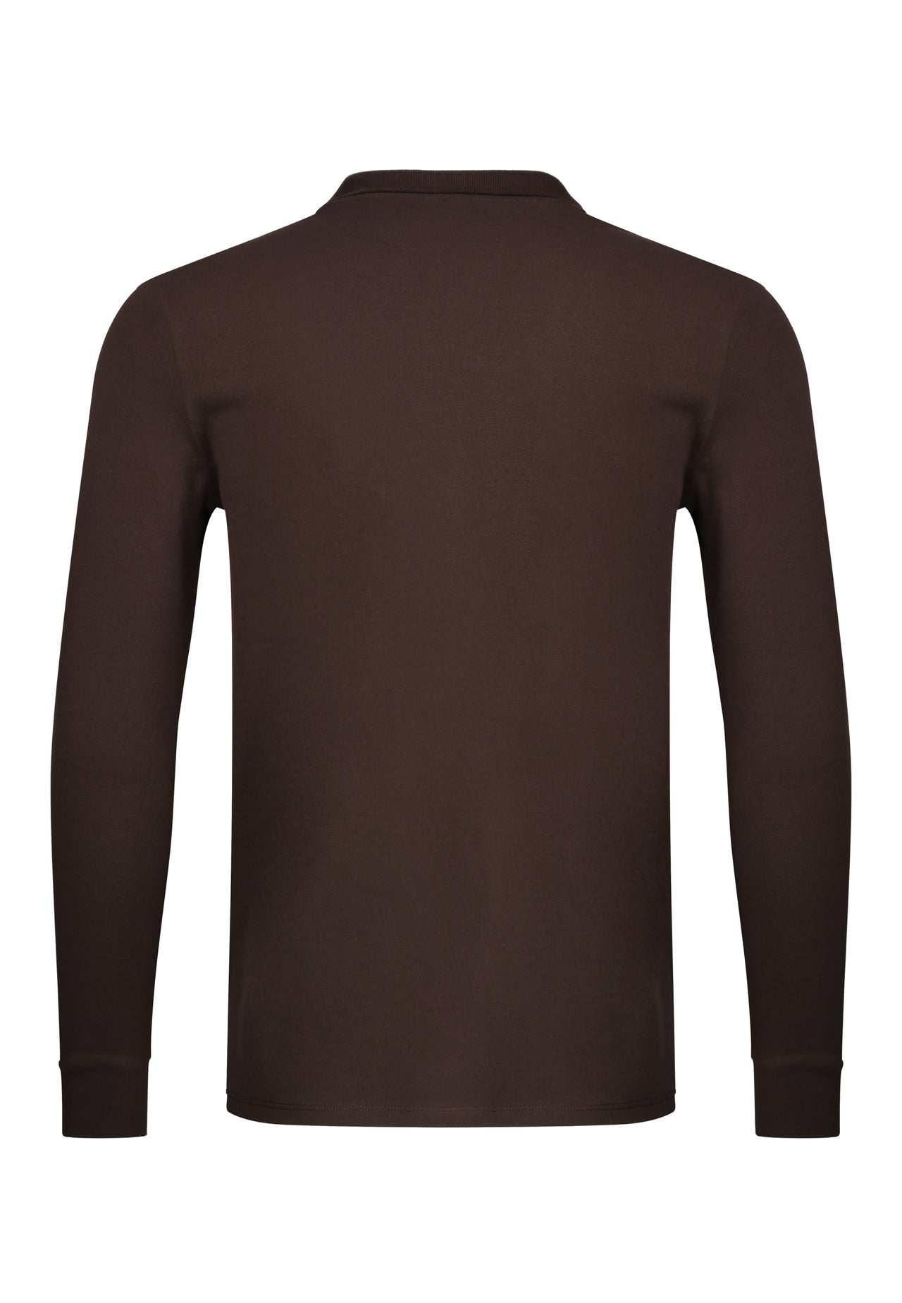 Brown LS Button Polo (6)