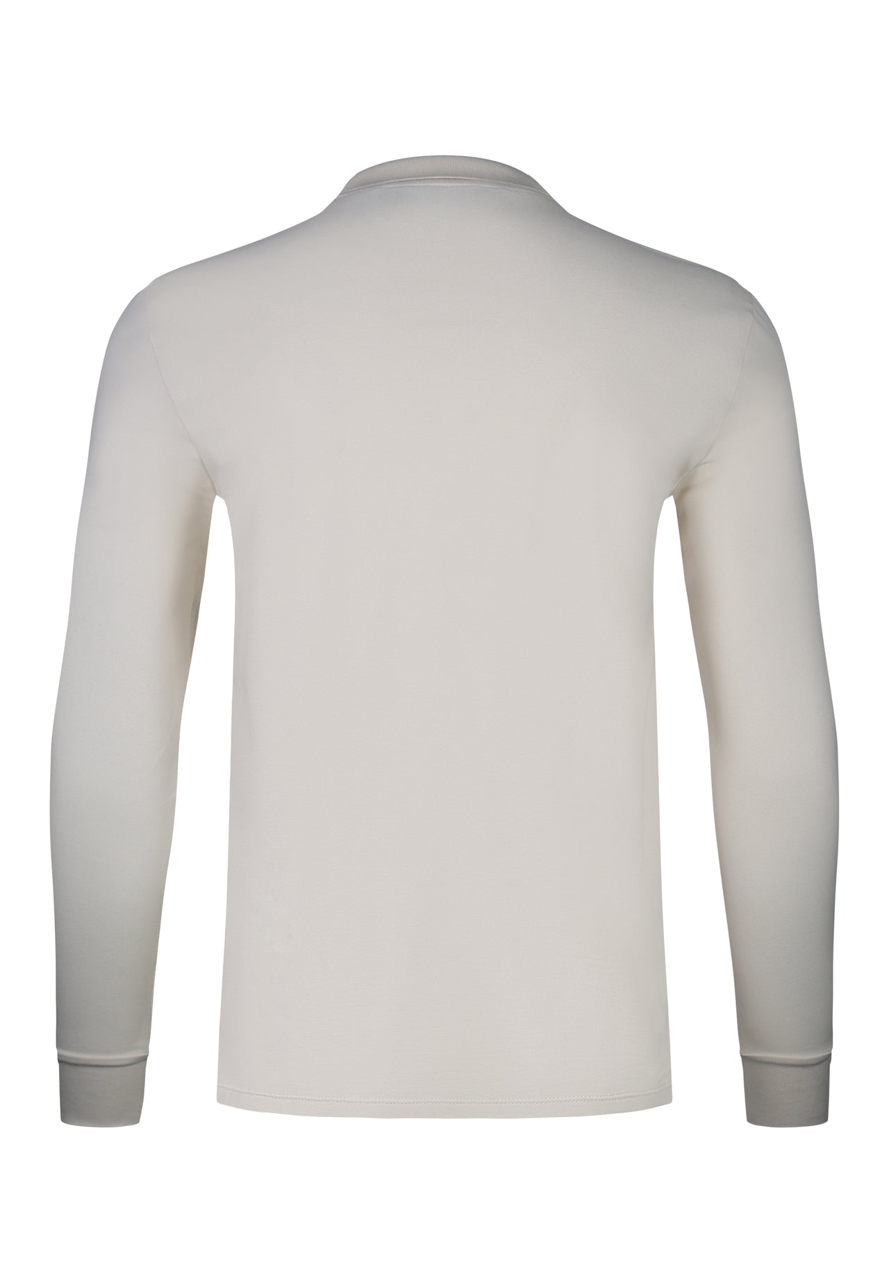 Ecru LS Button Polo (5)