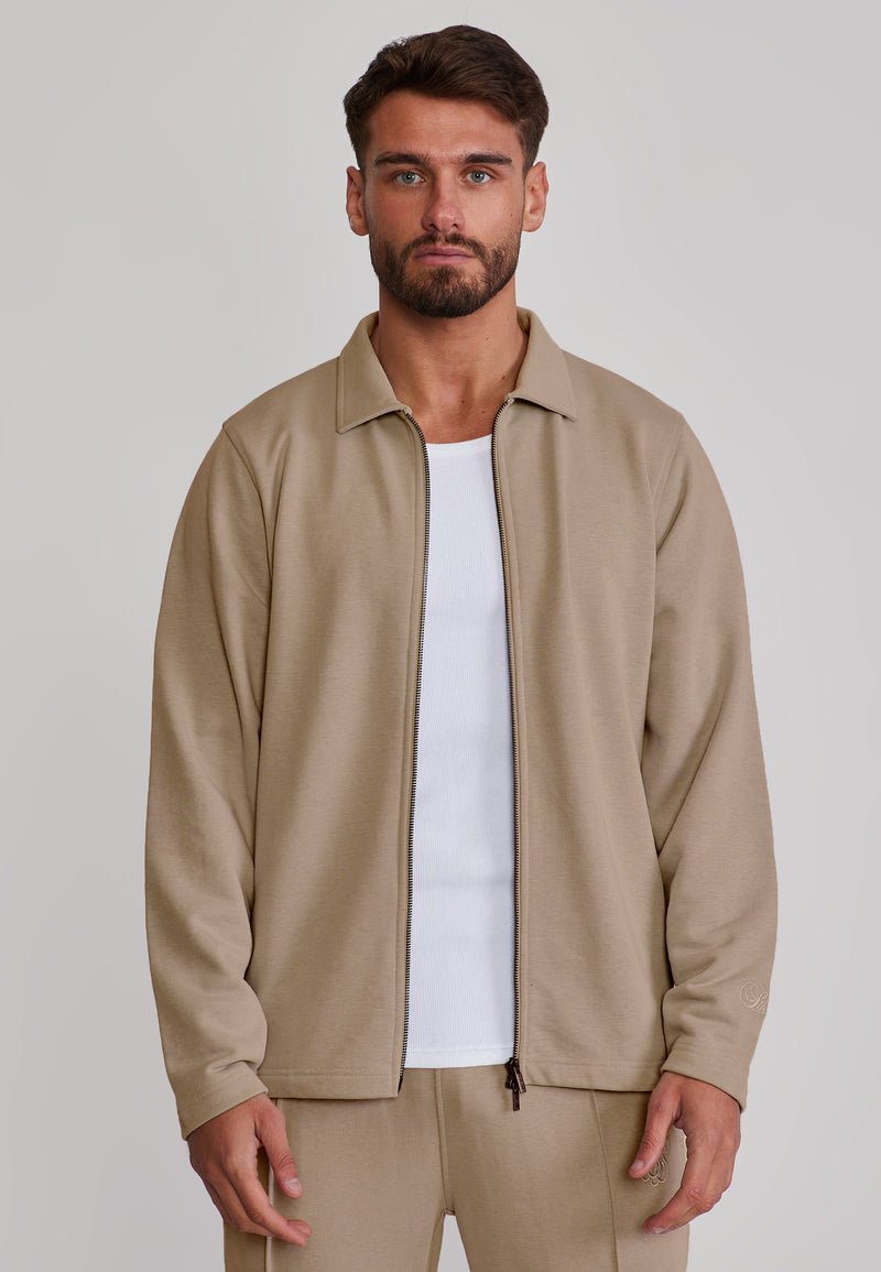 Stone Smart Overshirt