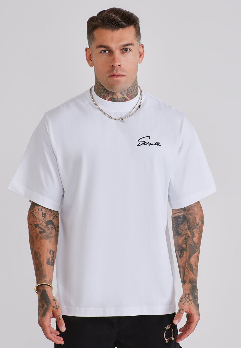 White Script T-Shirt