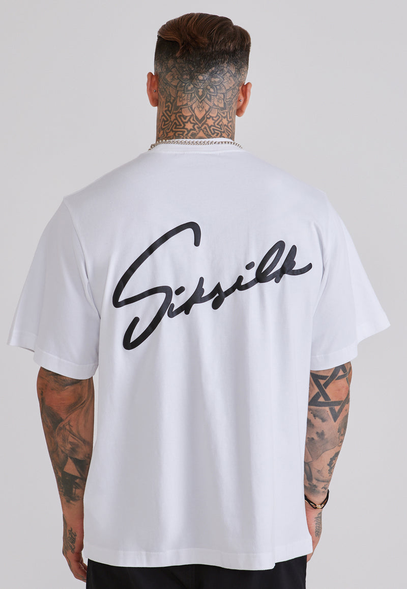 White Script T-Shirt (1)