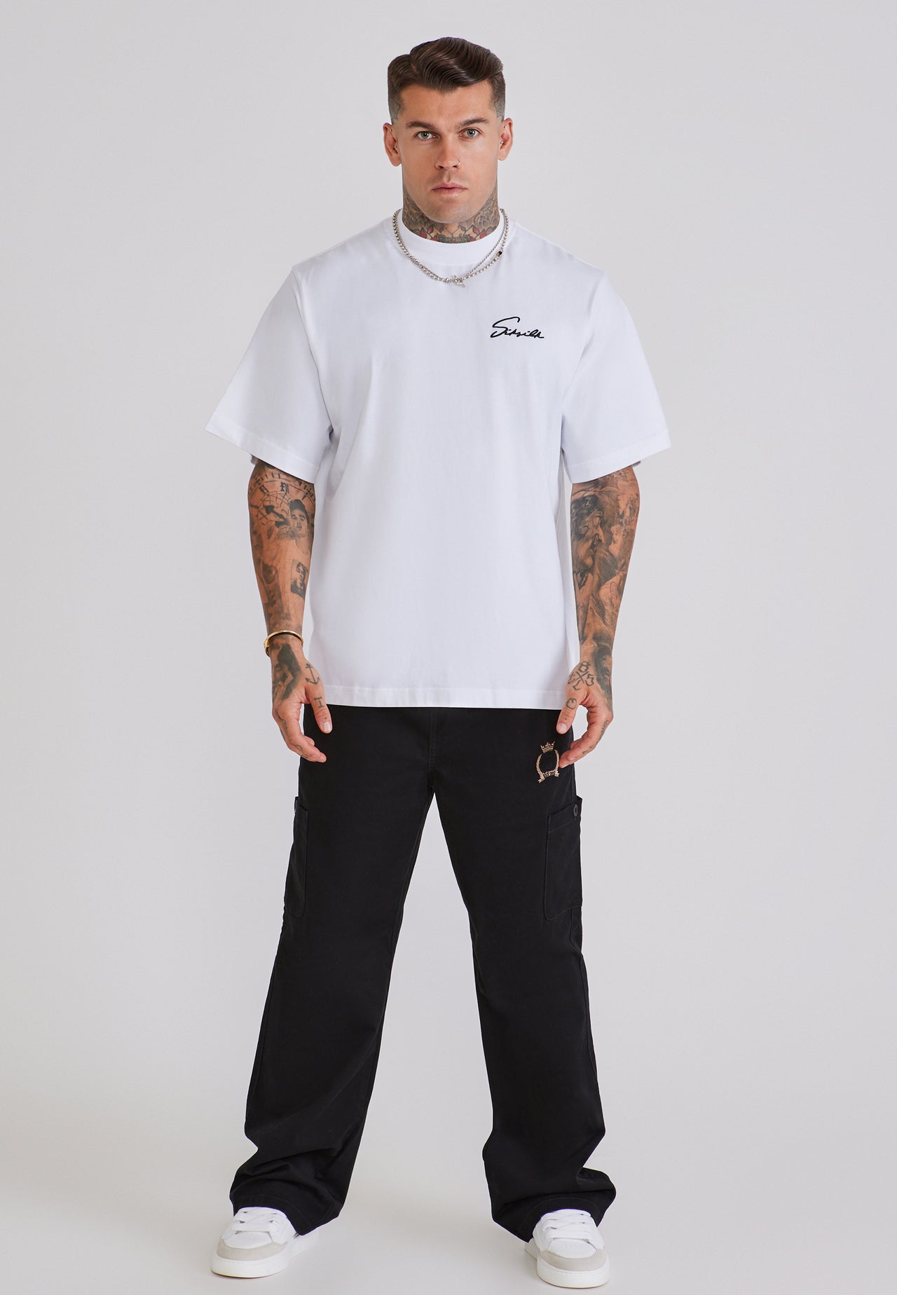 White Script T-Shirt (2)