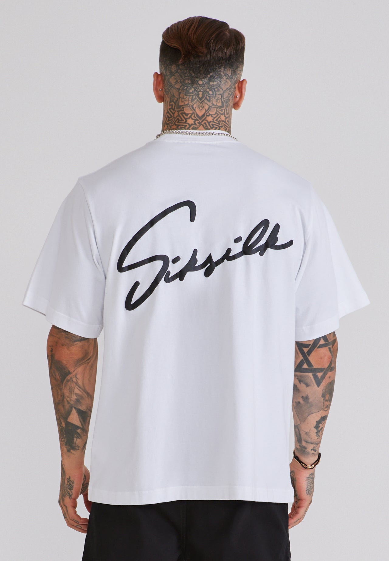 White Script T-Shirt (4)