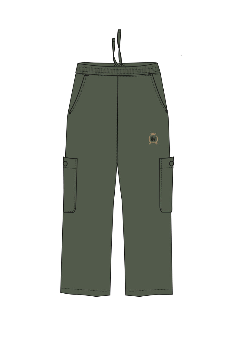 Khaki Green Baggy Cargos