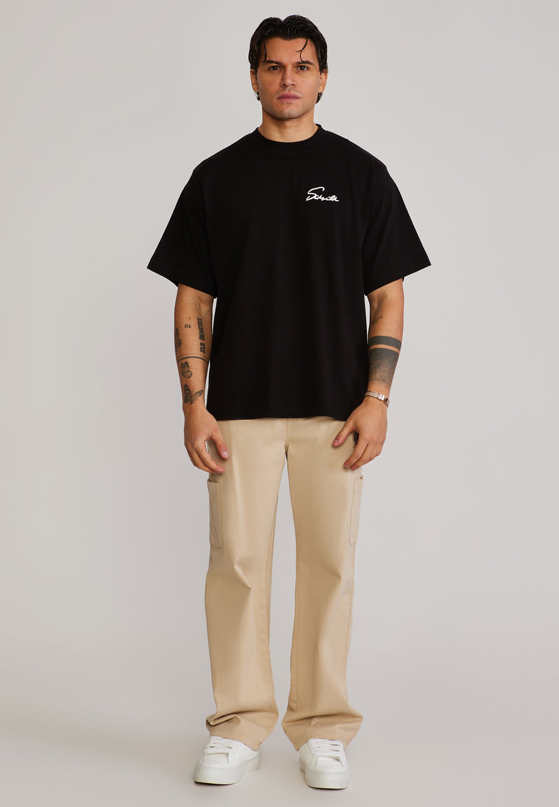 Beige Baggy Cargos (1)