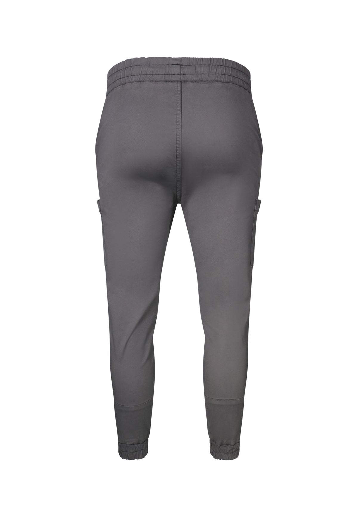 Grey Slim Fit Cargos (6)