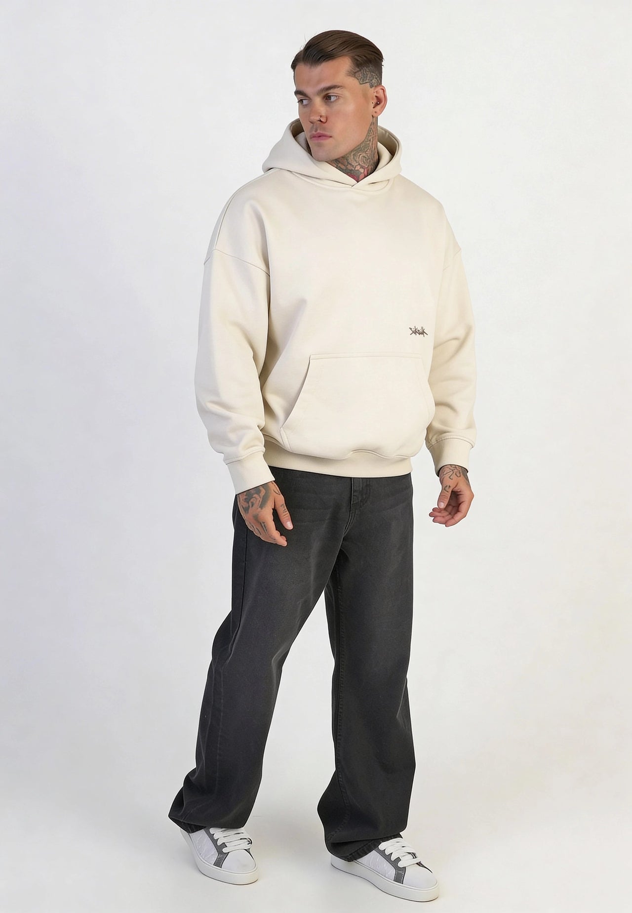 Ecru Graphic Hoodie (3)