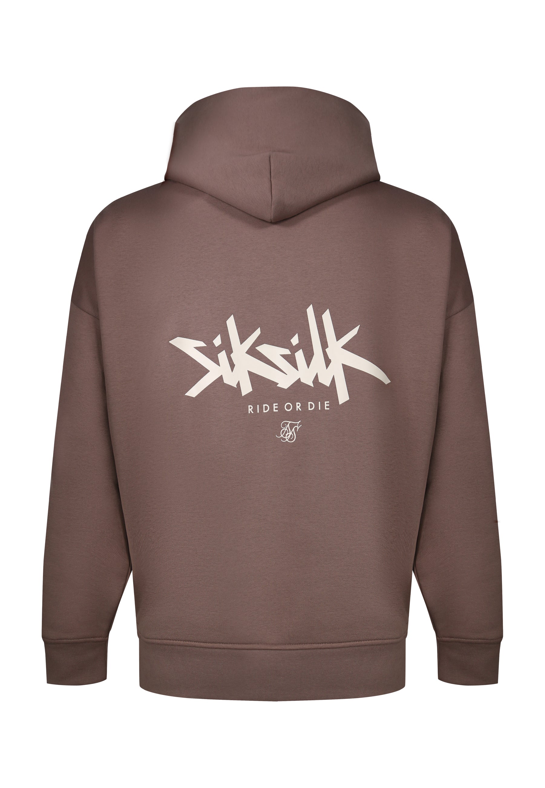 SikSilk Mens Brown Graphic Hoodie | SikSilk US