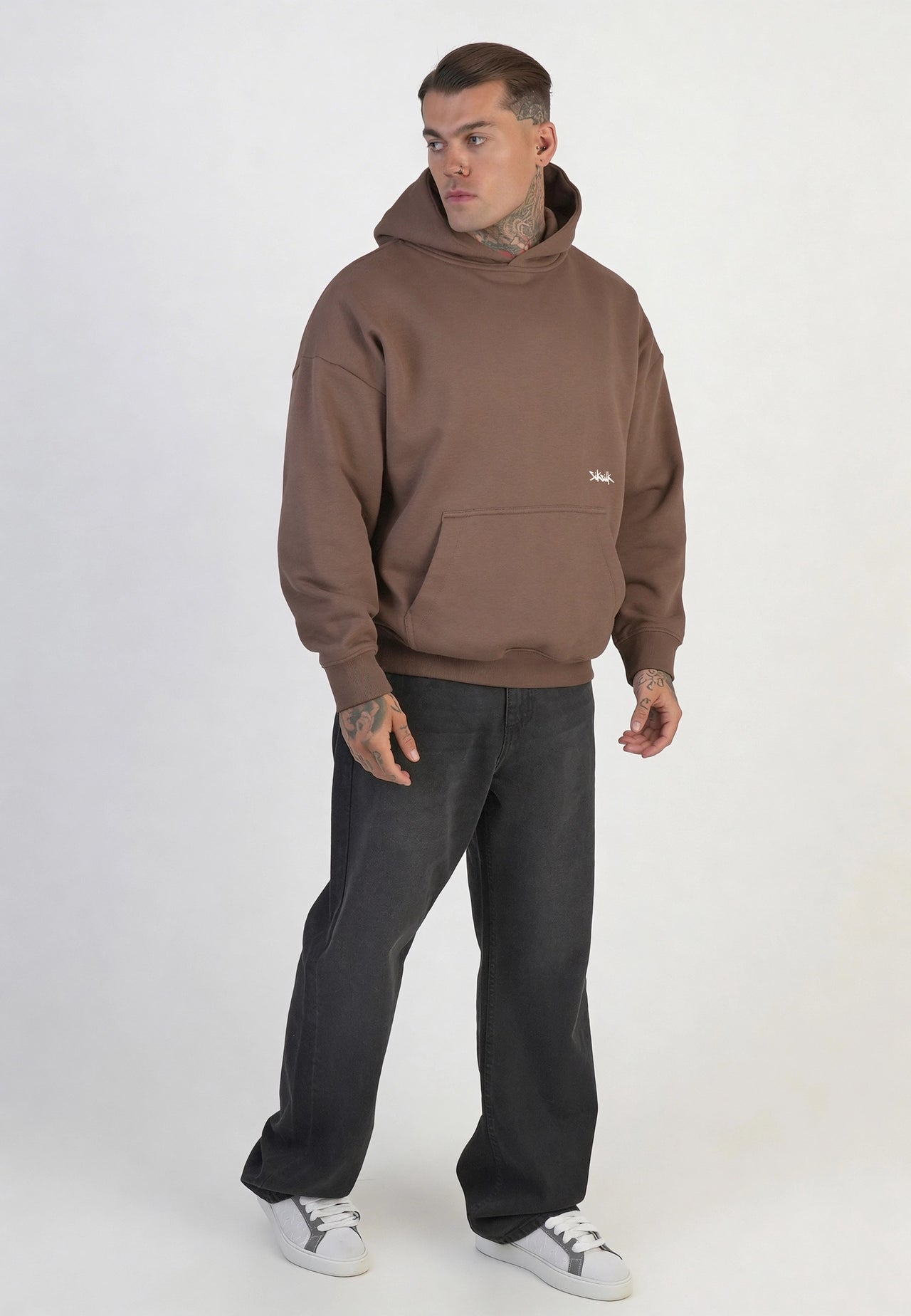 Brown Graphic Hoodie (3)