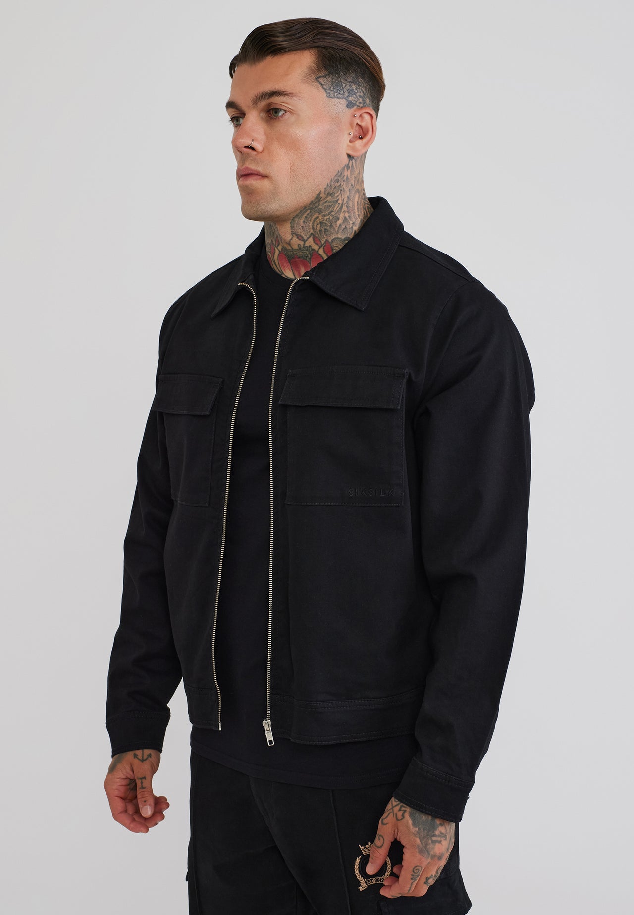 Black Utility Overshirt (1)