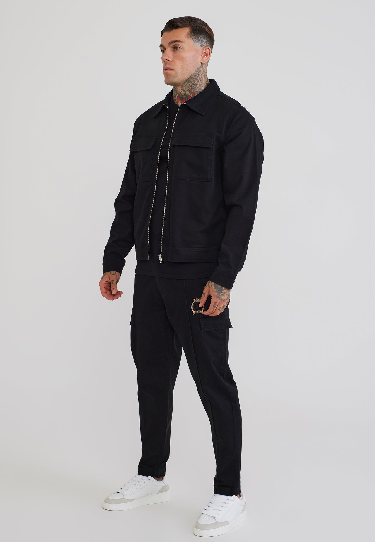 Black Utility Overshirt (3)