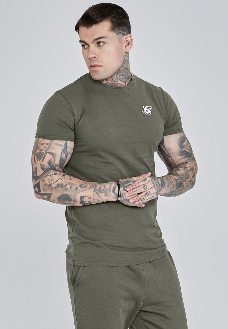 Khaki Green Essentials T-Shirt