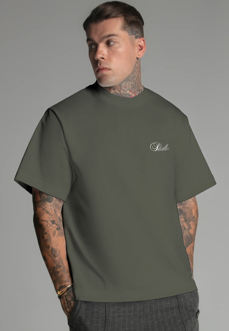 Khaki Green Oversized T-Shirt