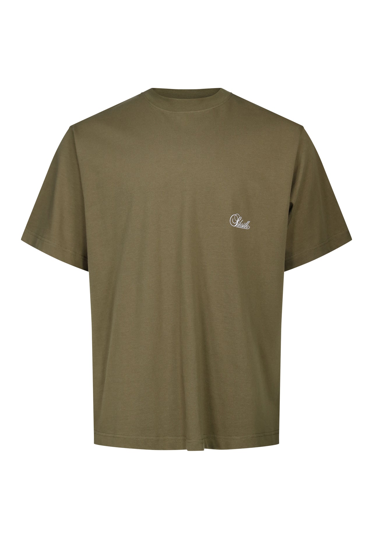Khaki Green Oversized T-Shirt (5)