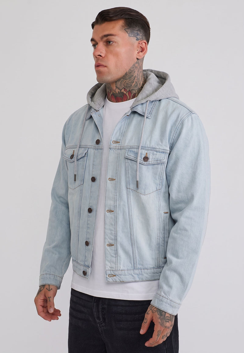 Washed Light Blue Denim Jacket (1)