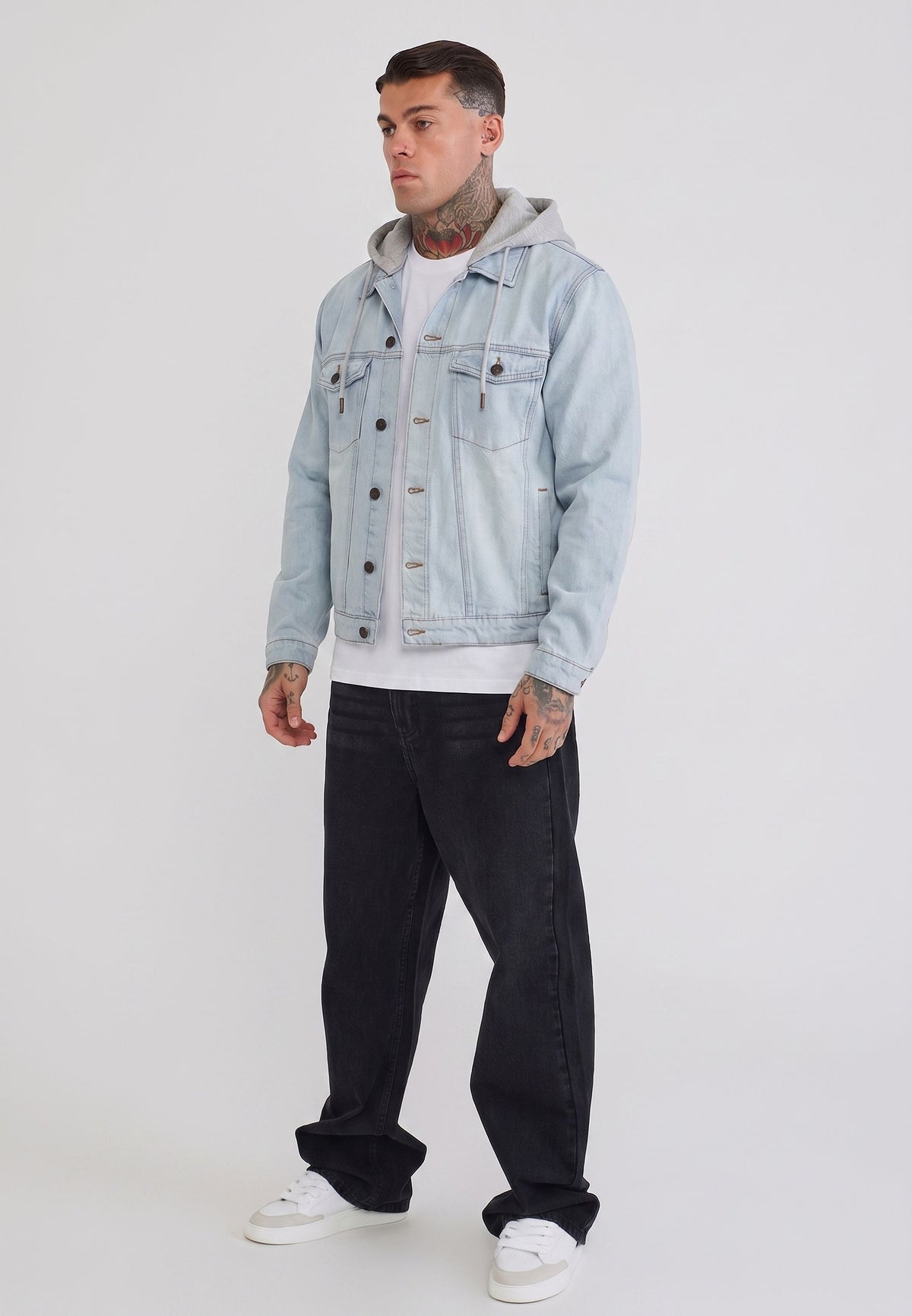 Washed Light Blue Denim Jacket (3)