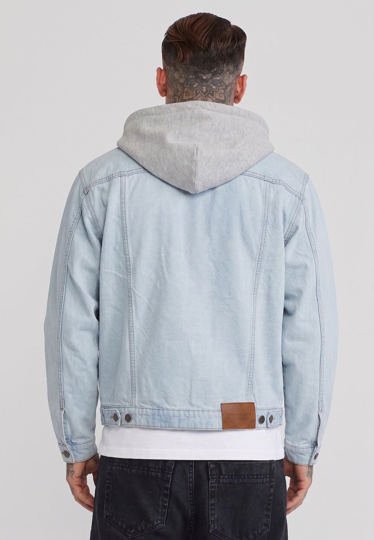 Washed Light Blue Denim Jacket (4)