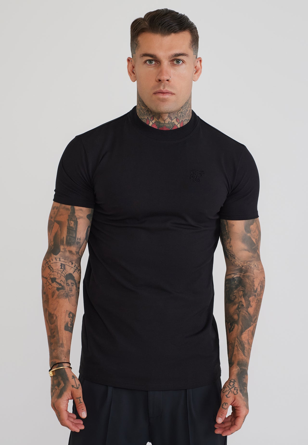 Black Muscle Fit T-Shirt