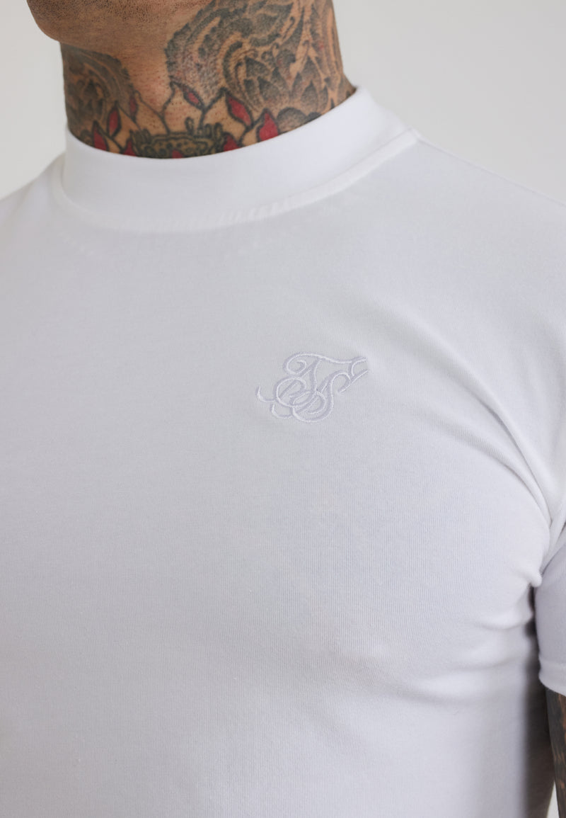 White Muscle Fit T-Shirt (1)