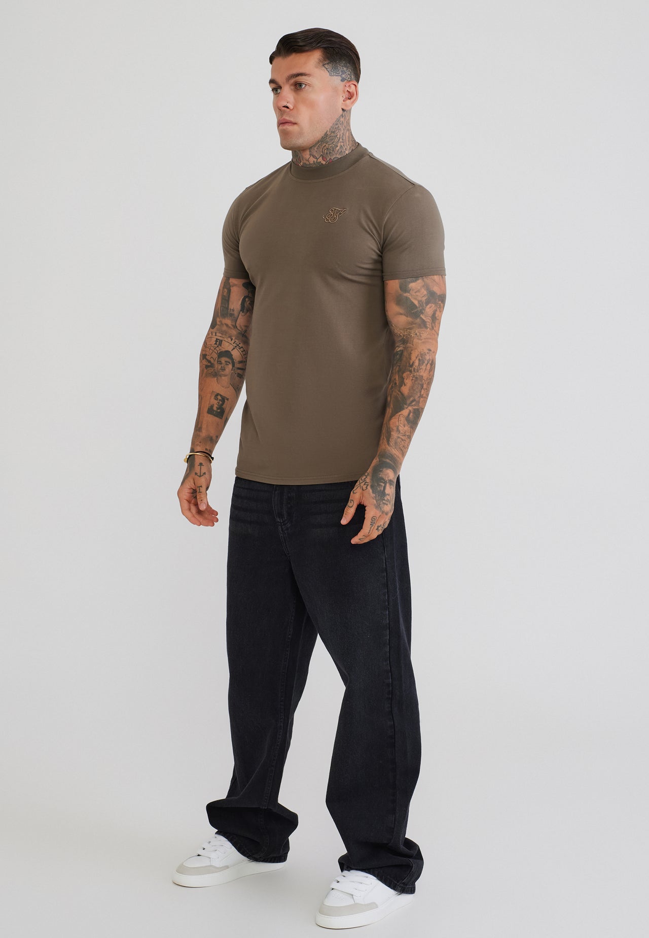 Brown Muscle Fit T-Shirt (3)