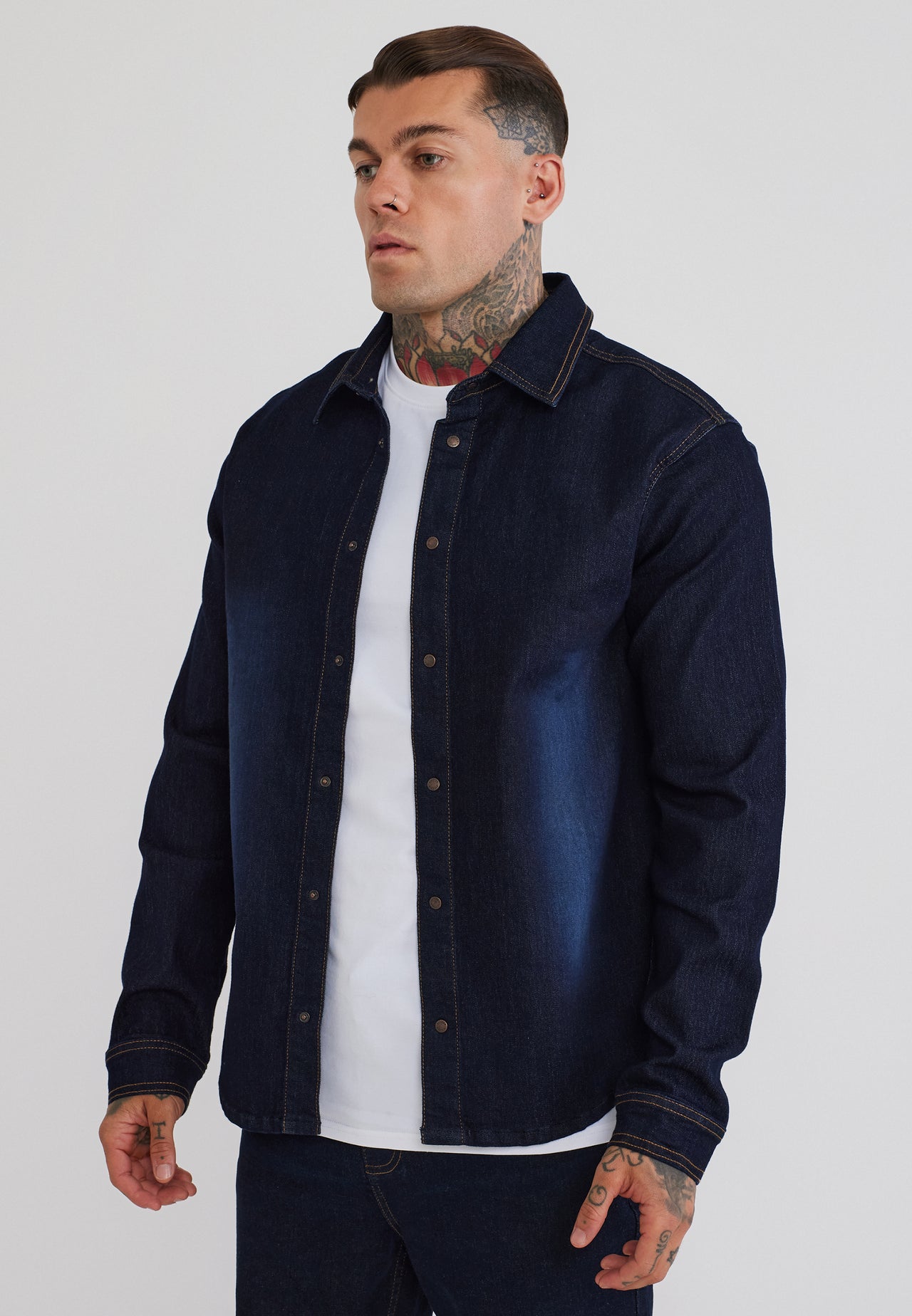 Raw Blue Denim Shirt (1)