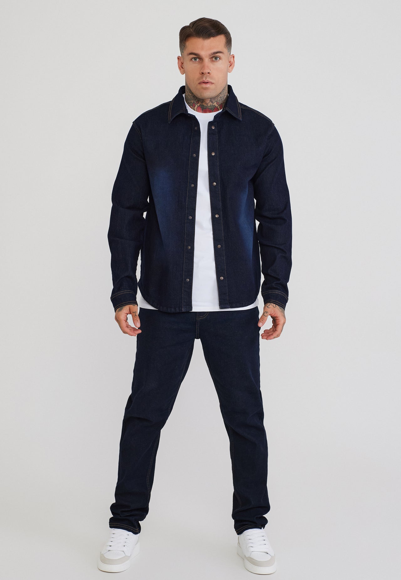 Raw Blue Denim Shirt (2)