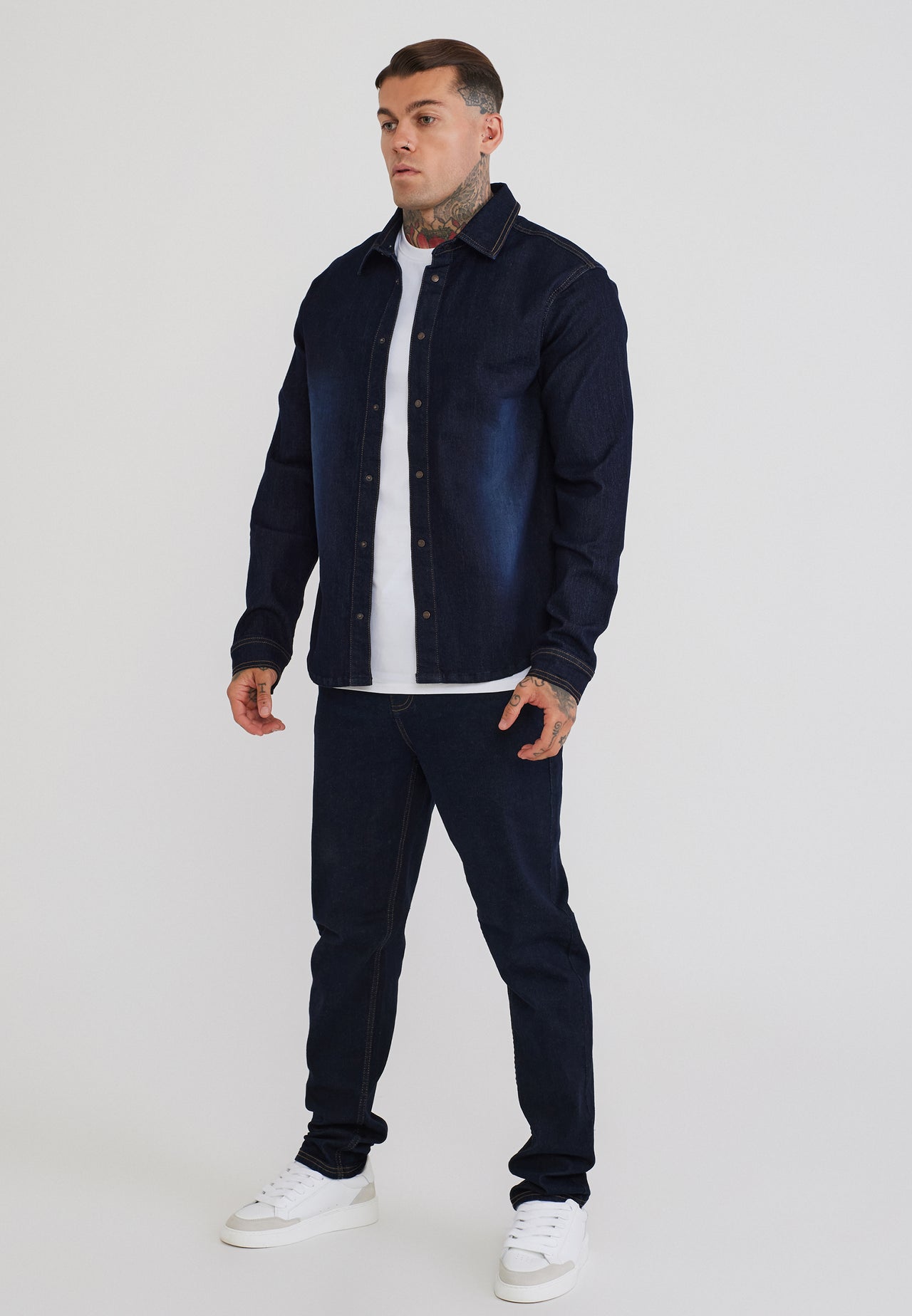 Raw Blue Denim Shirt (3)