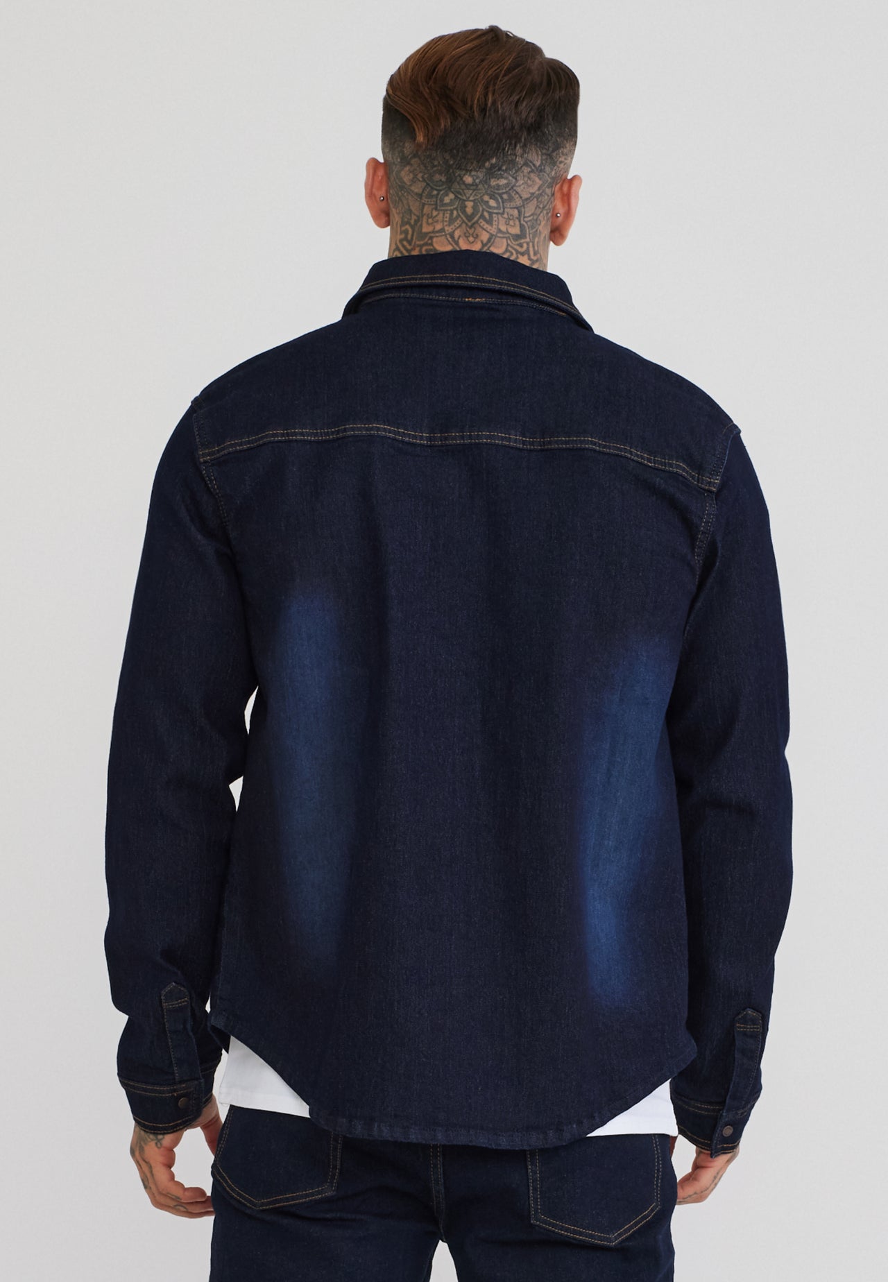 Raw Blue Denim Shirt (4)