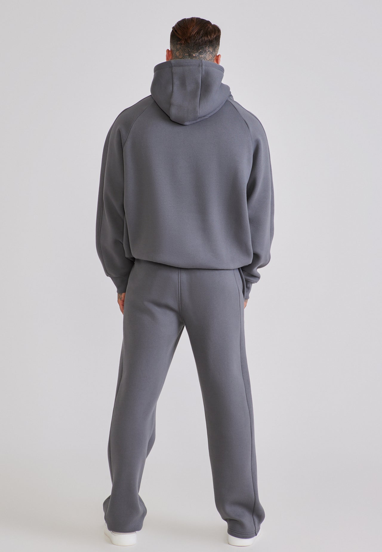 Grey Qtr Zip Hoodie and Joggers Set (4)