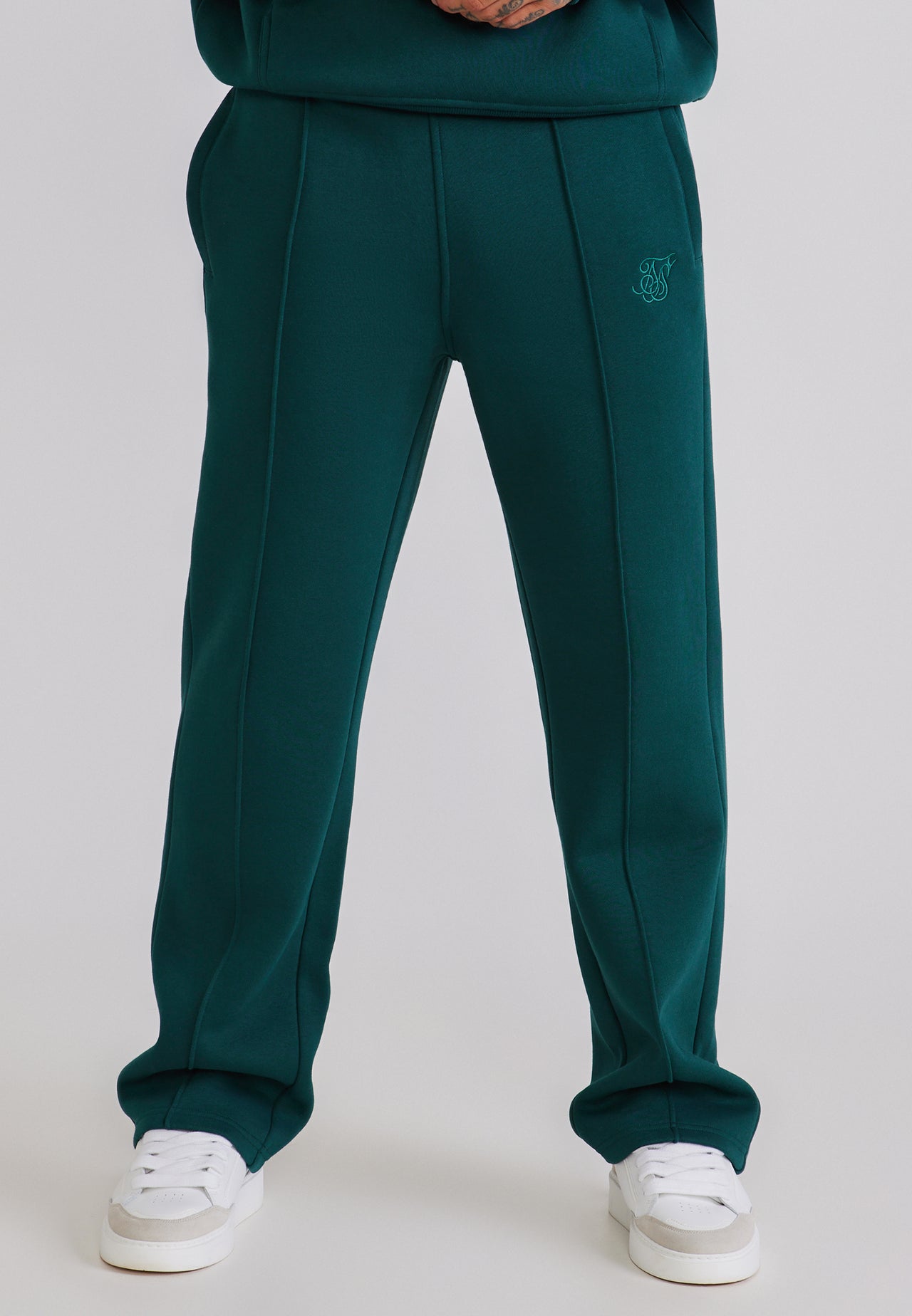 Teal Qtr Zip Hoodie and Joggers Set (2)