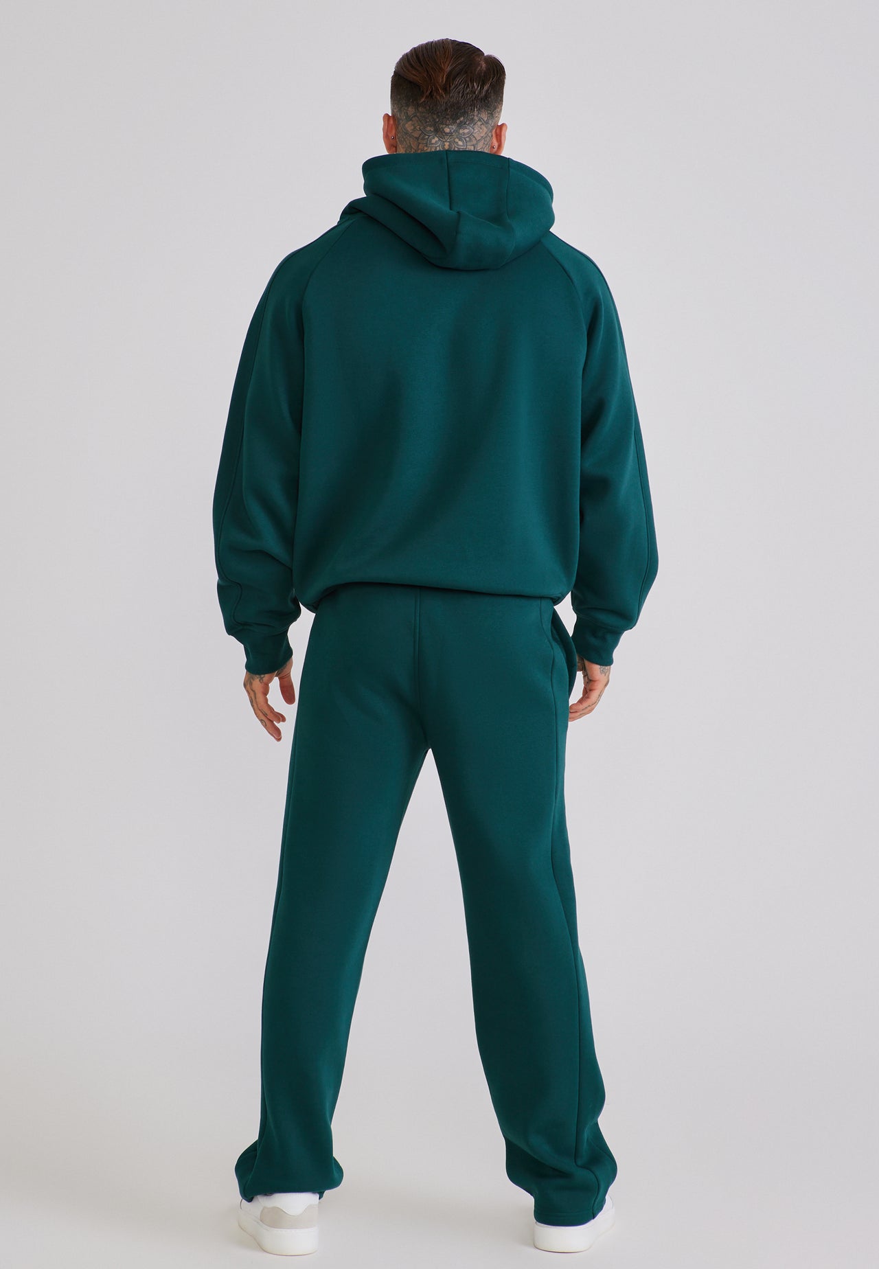 Teal Qtr Zip Hoodie and Joggers Set (4)