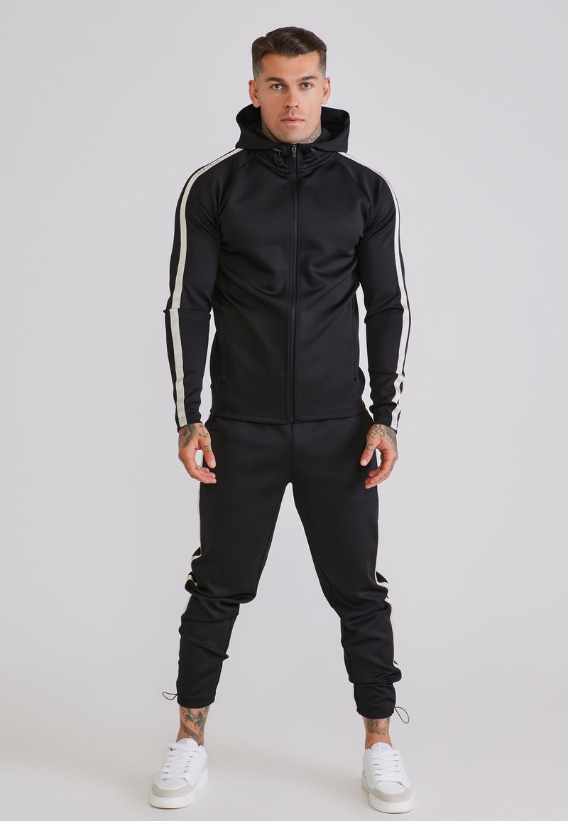 Black Hoodie and Joggers Set