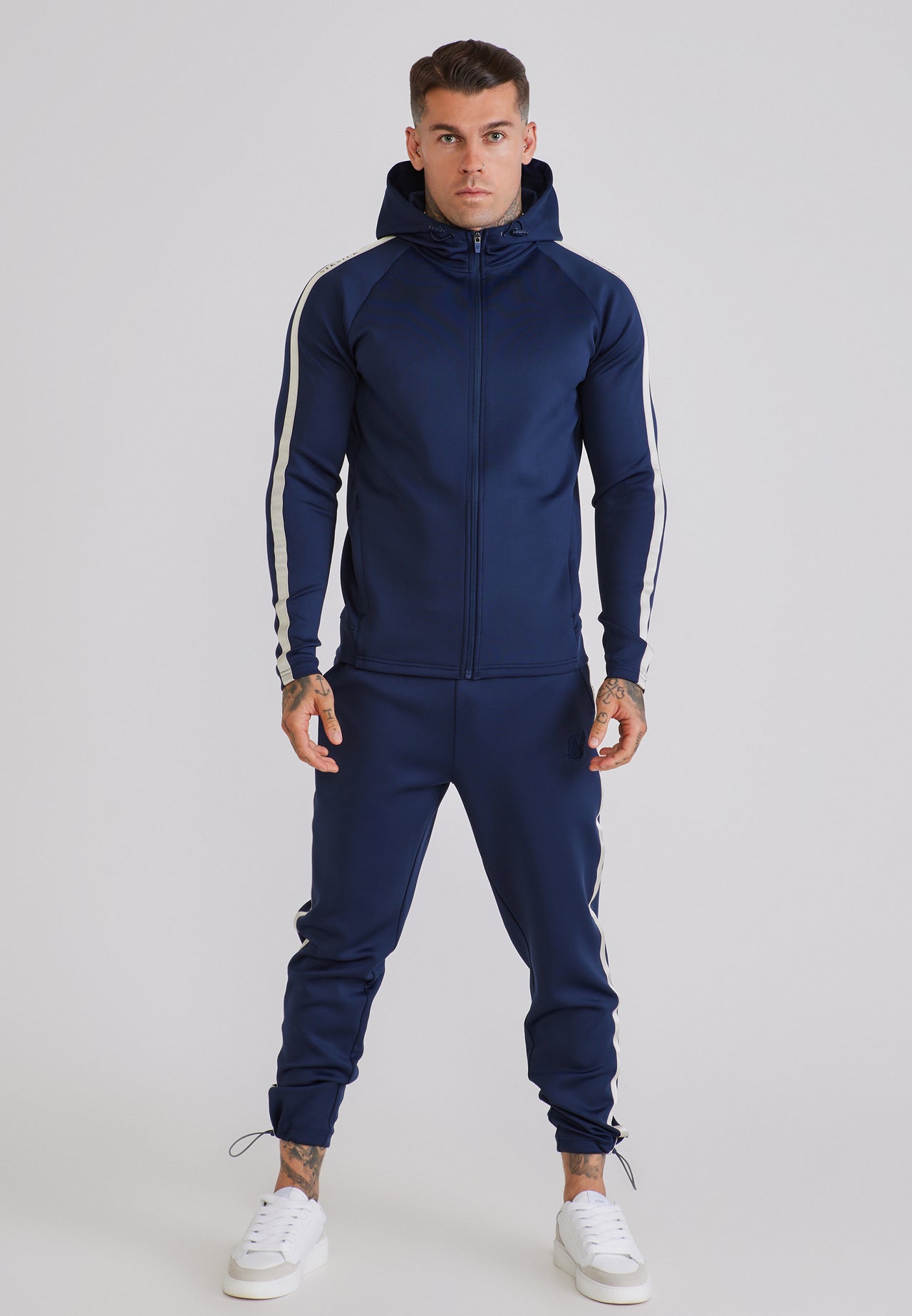Navy Hoodie and Joggers Set