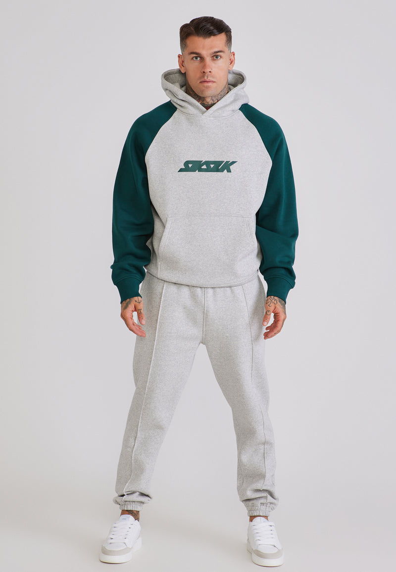 Grey Marl Pintuck Joggers (1)