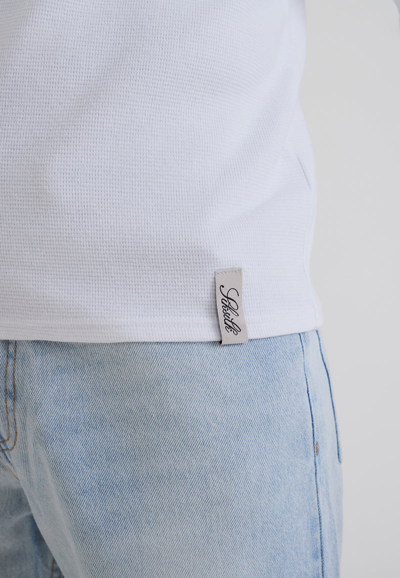 White Henley T-Shirt (1)