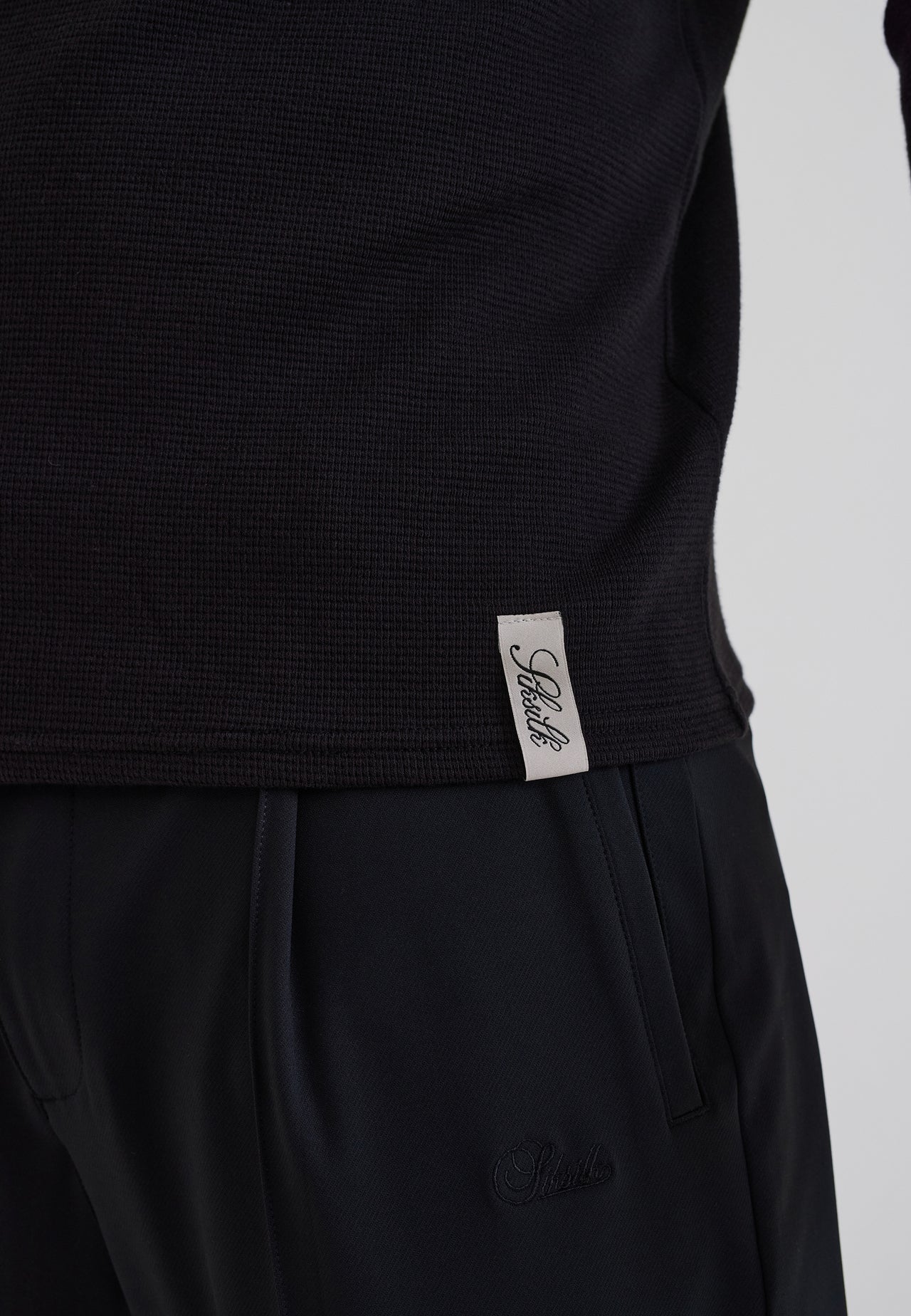 Black Henley T-Shirt (1)