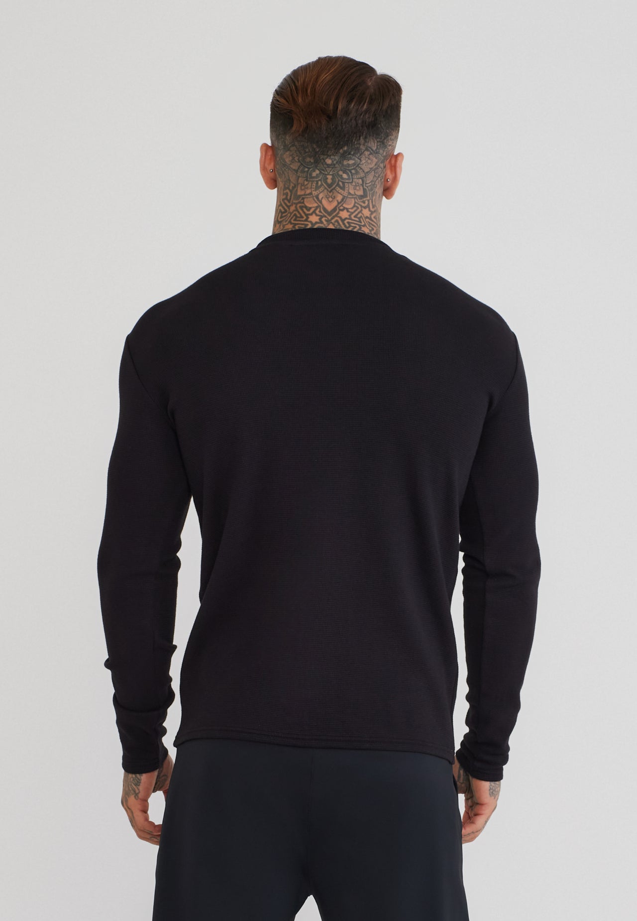 Black Henley T-Shirt (4)