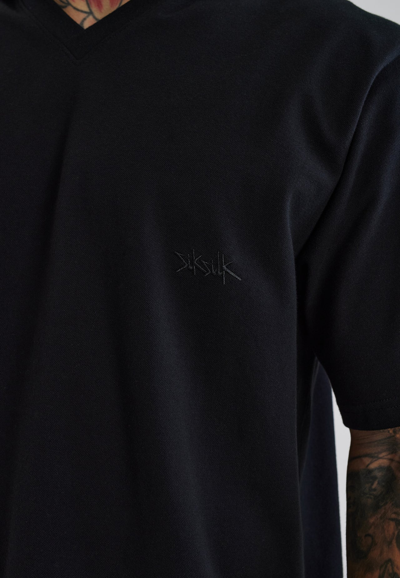 Black Polo T-Shirt (1)