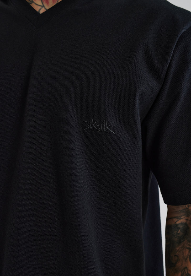 Black Polo T-Shirt (1)
