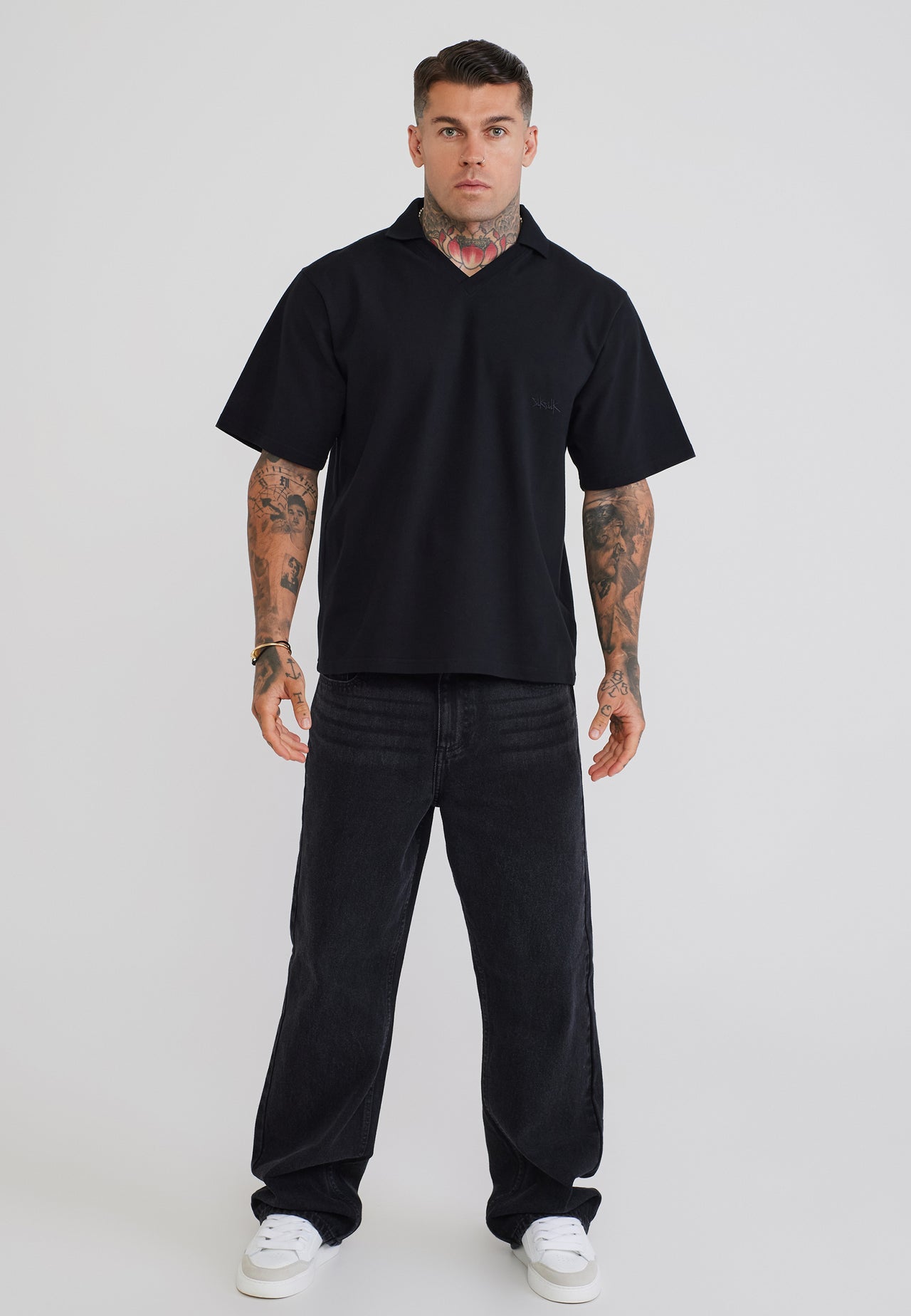 Black Polo T-Shirt (2)