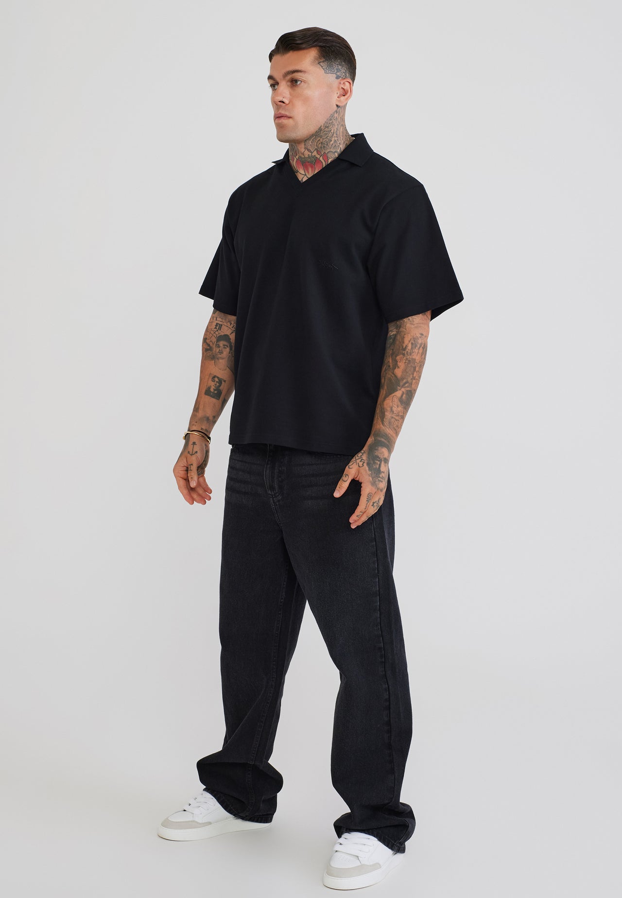 Black Polo T-Shirt (3)