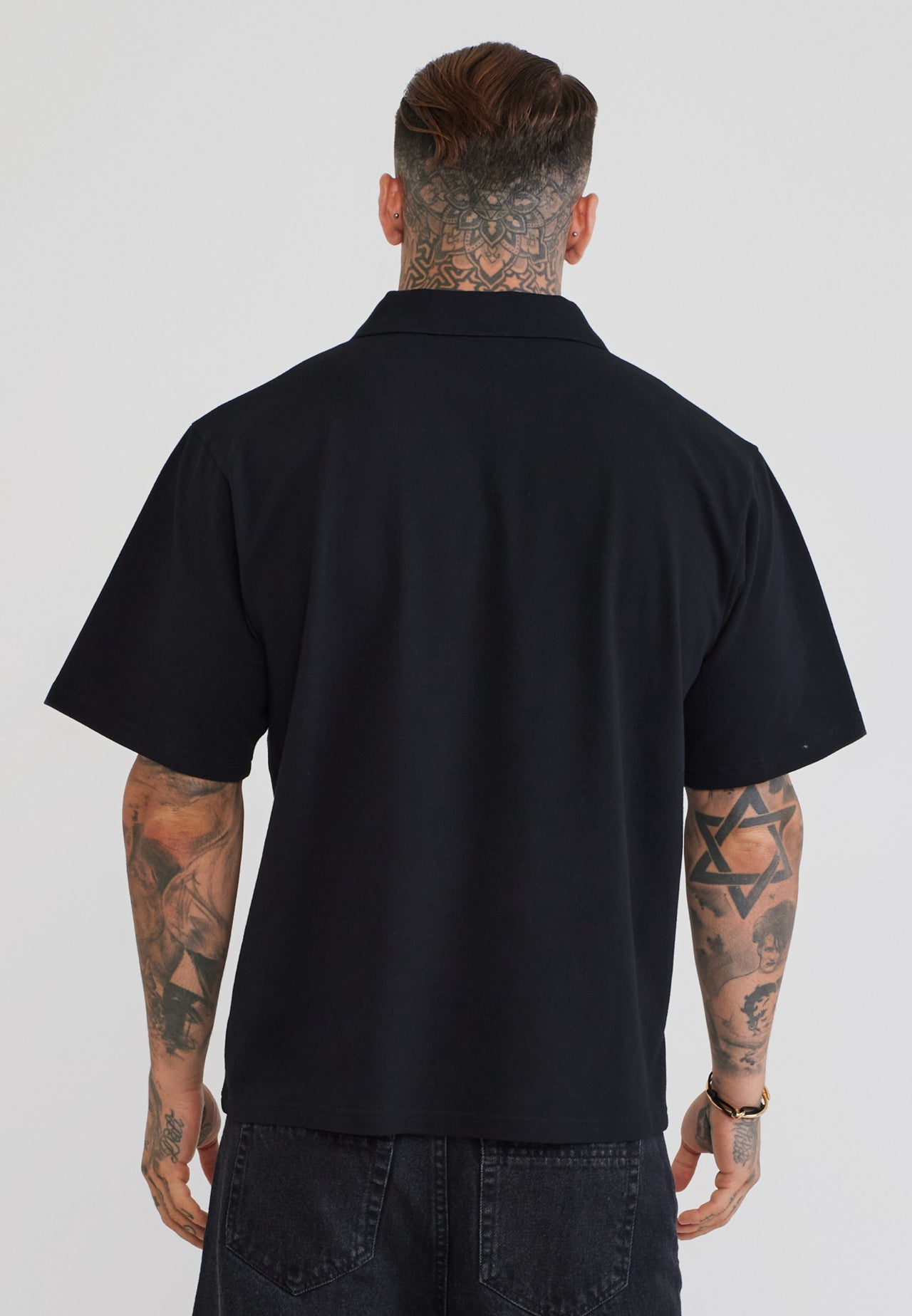 Black Polo T-Shirt (4)