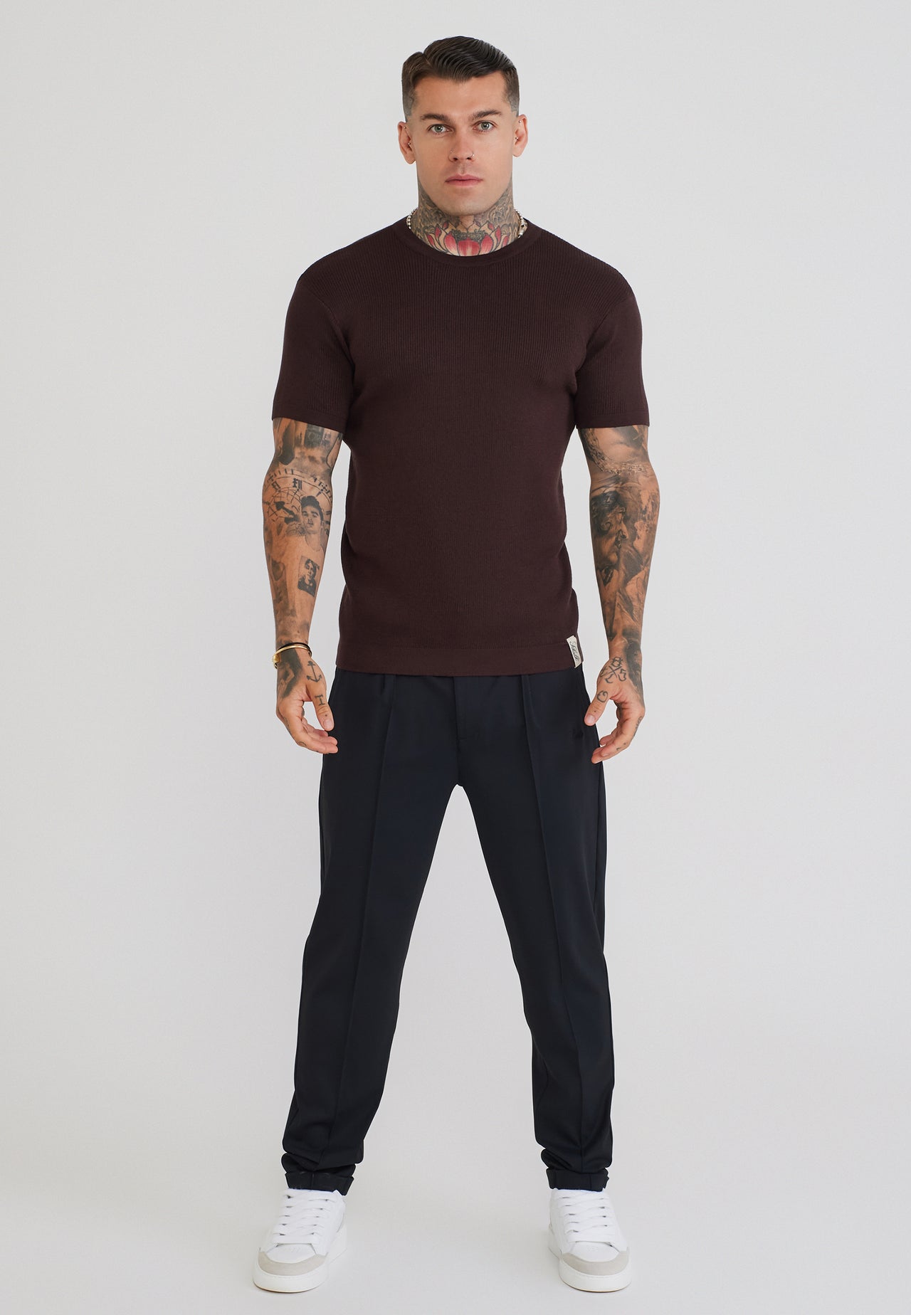 Brown Knitted T-Shirt (2)
