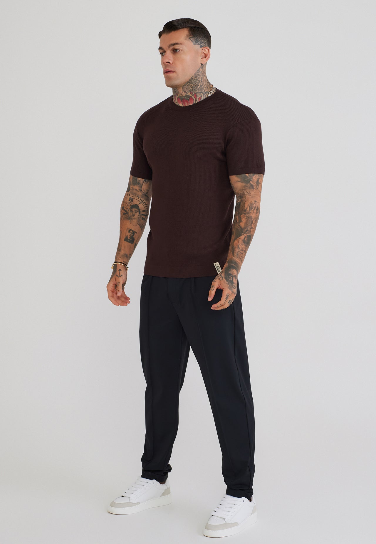 Brown Knitted T-Shirt (3)
